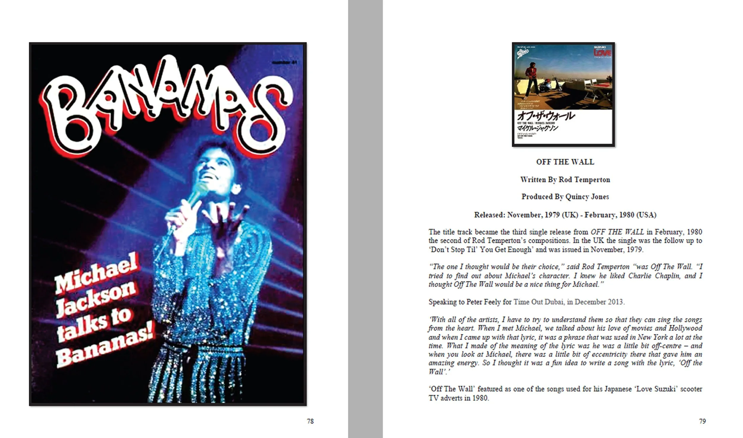 OFF THE WALL FOR THE RECORD — KEEP THE PULSE ON THE MUSIC